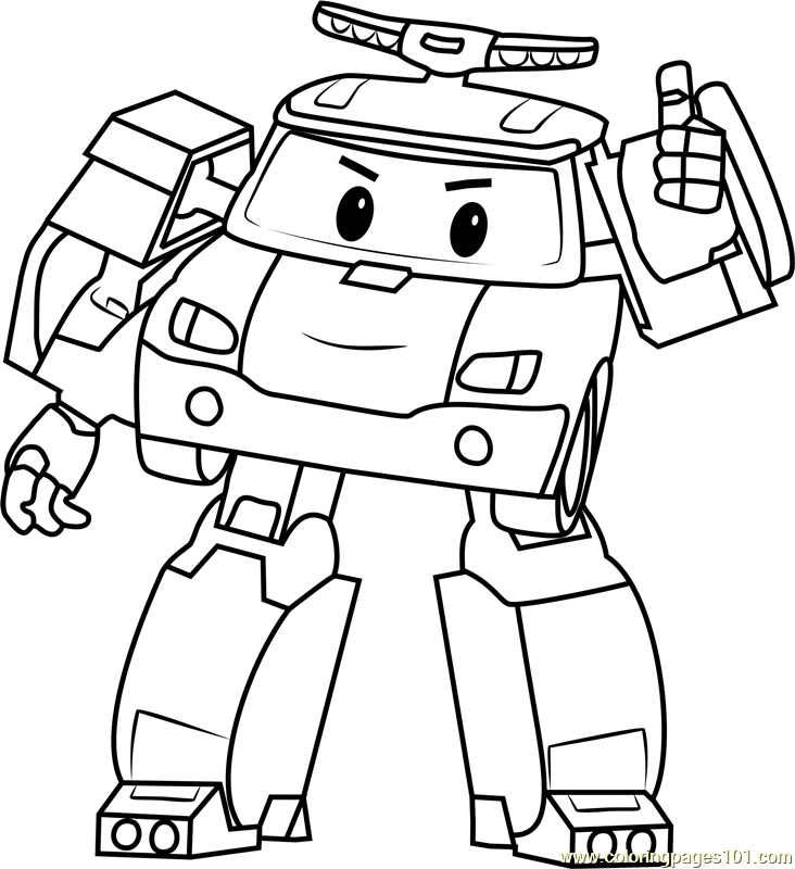 Robocar Poli Drawing at GetDrawings | Free download
