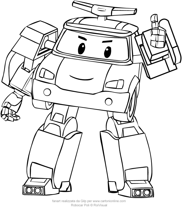 Robocar Poli Drawing at GetDrawings | Free download
