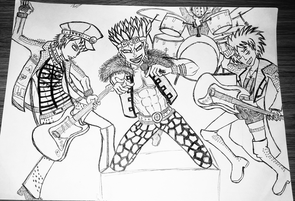 Rock Band Drawing at GetDrawings Free download