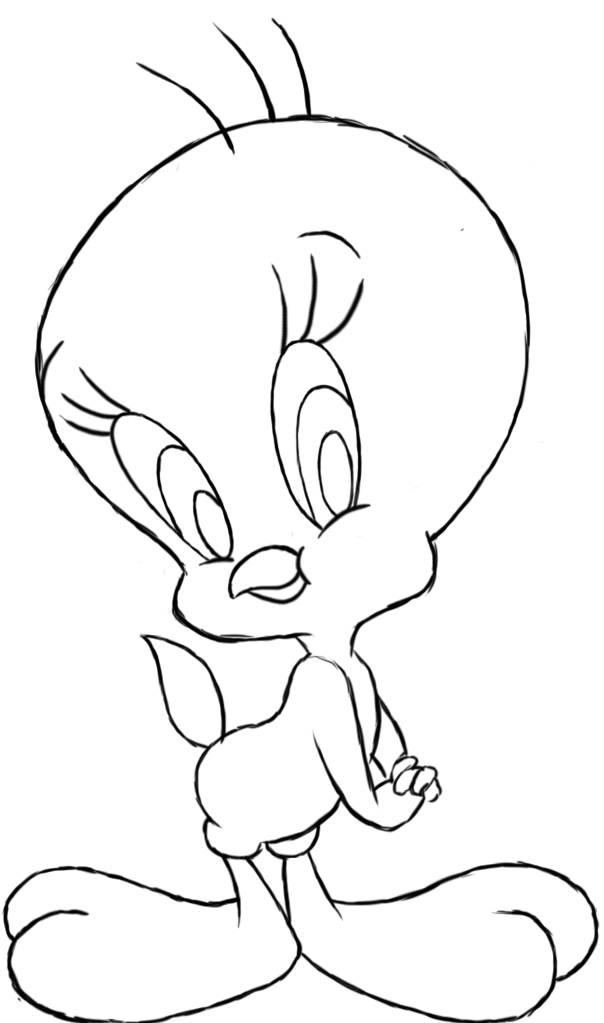 The best free Tweety drawing images. Download from 424 free drawings of