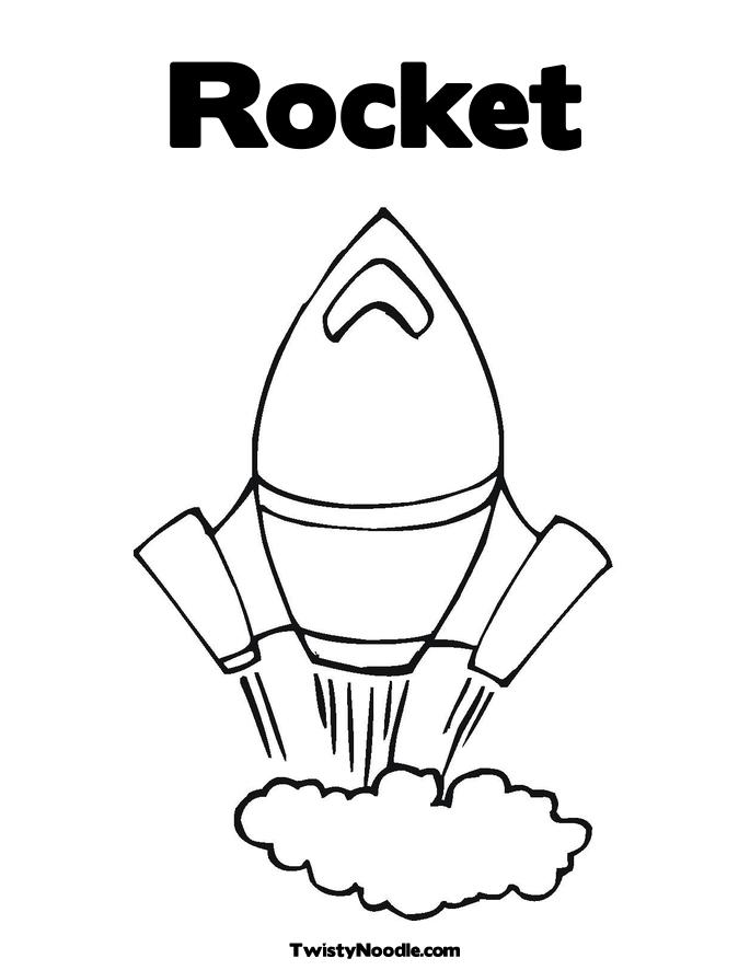 rocketship coloring