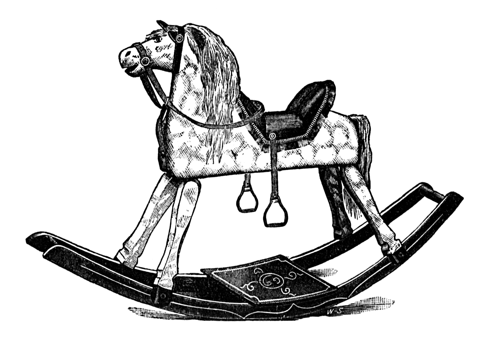 Rocking Horse Drawing at GetDrawings Free download