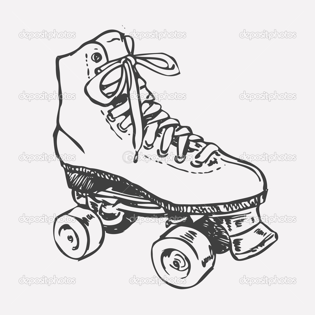 Roller Skate Drawing at GetDrawings Free download