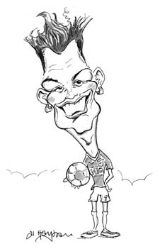 Ronaldo Cartoon Drawing at GetDrawings | Free download