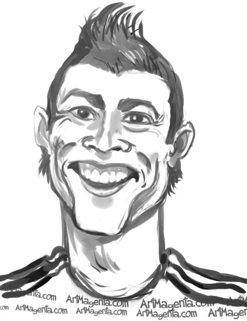 Ronaldo Cartoon Drawing at GetDrawings | Free download