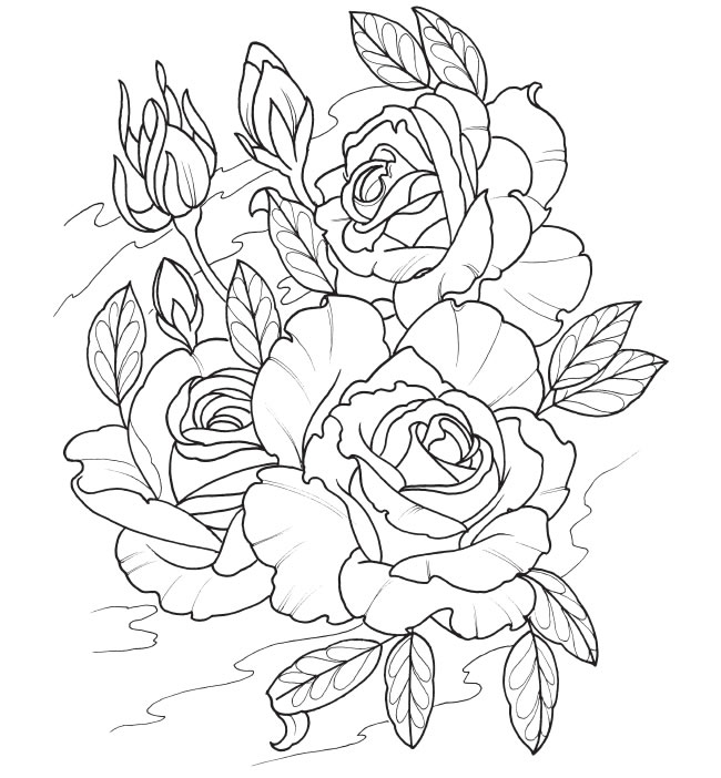 Rose Tattoo Drawing at GetDrawings | Free download