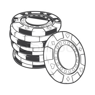 simple cartoon roulette wheel