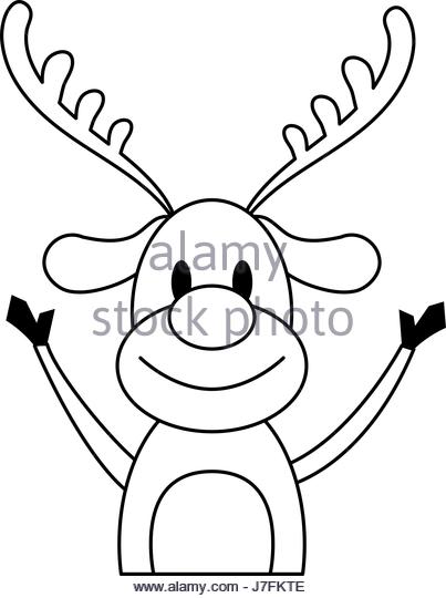 Rudolph Cartoon Drawing at GetDrawings | Free download