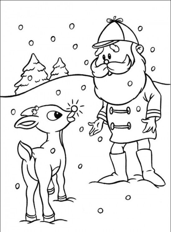 Rudolph The Red Nosed Reindeer Drawing at GetDrawings | Free download