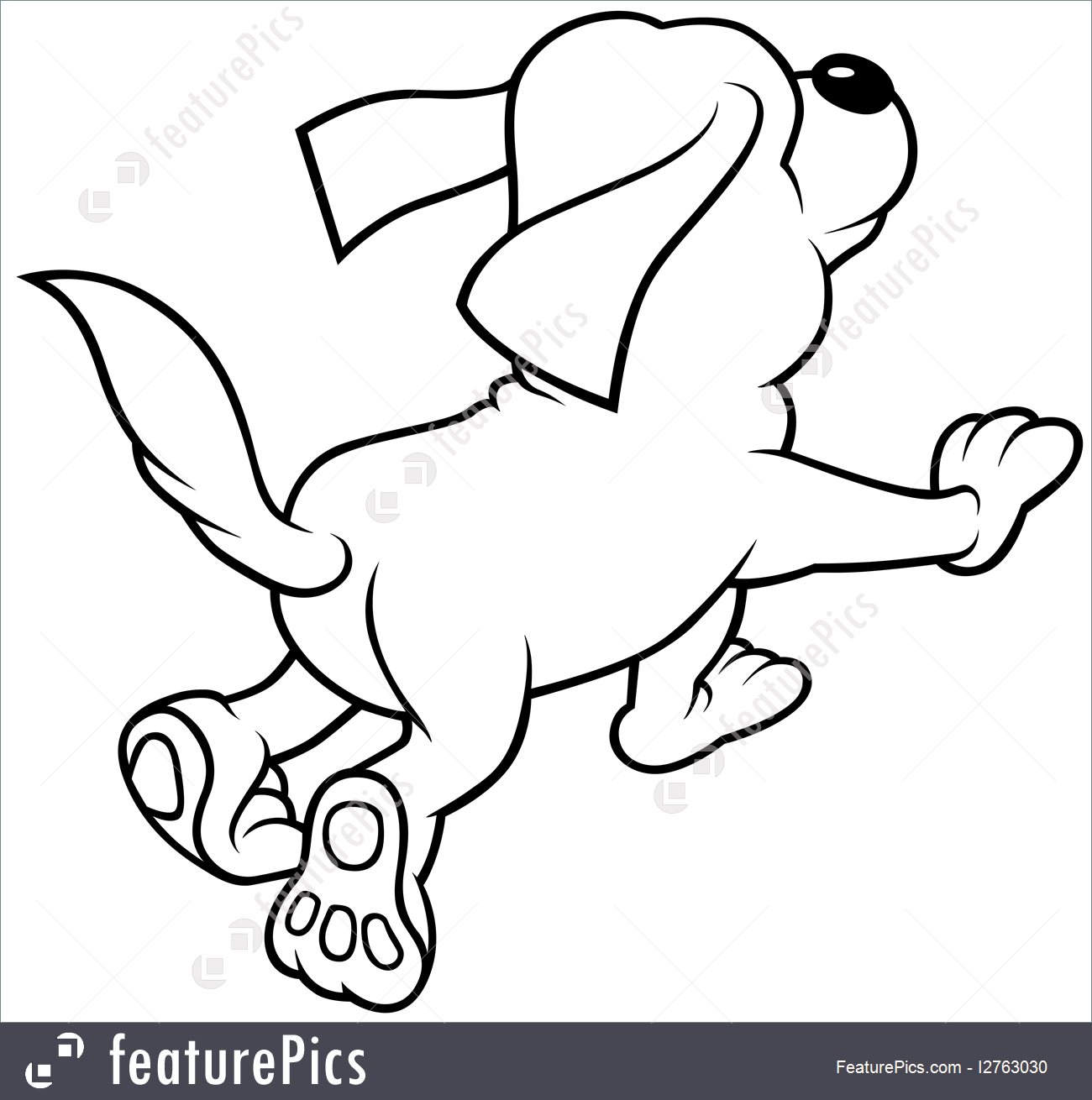 Running Dog Drawing at GetDrawings | Free download