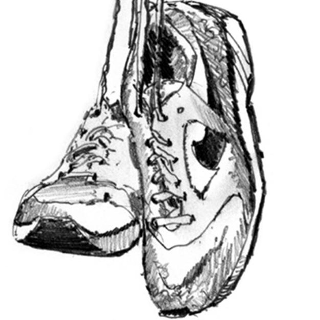 Running Shoes Drawing at GetDrawings | Free download