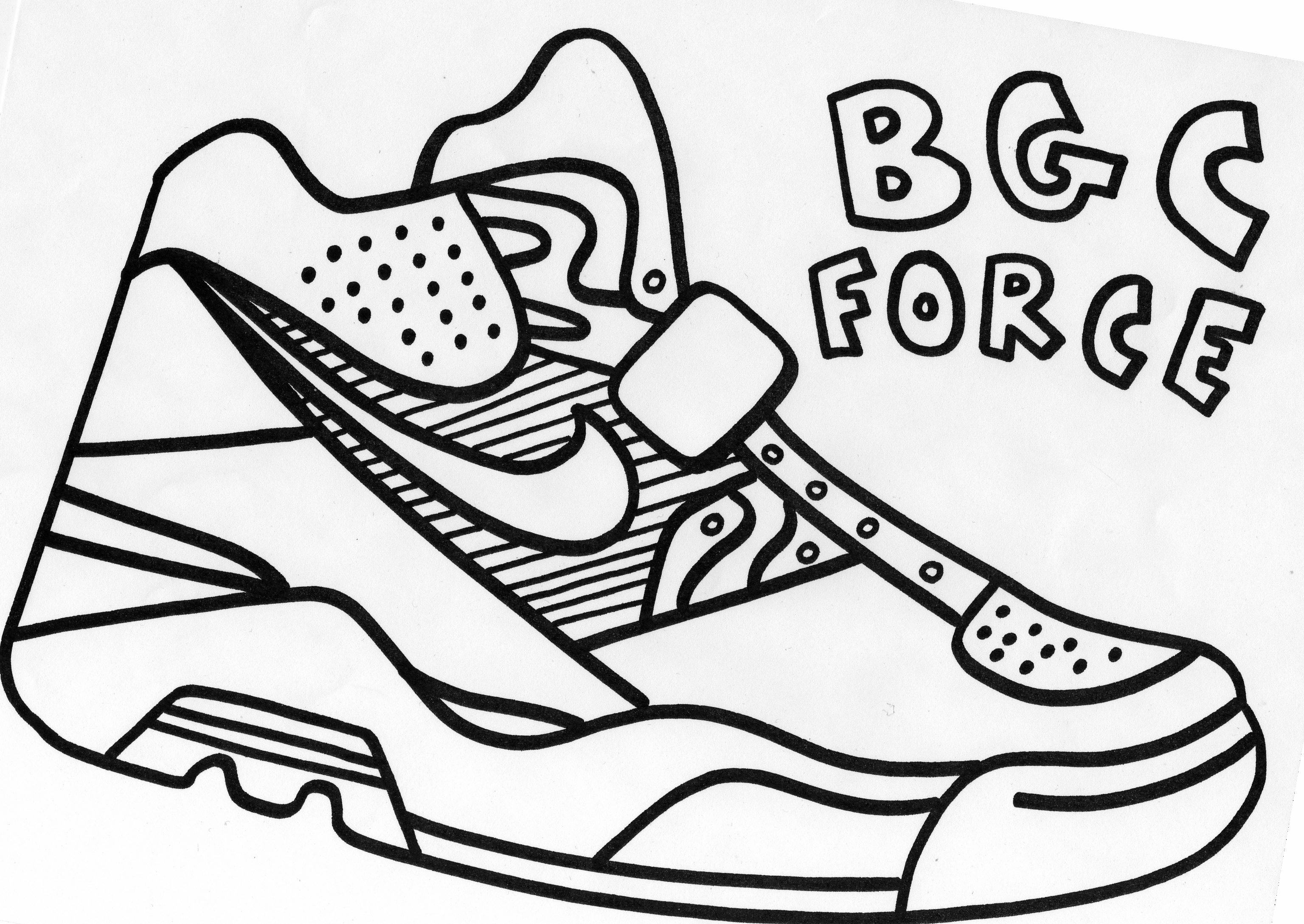 Running Shoes Drawing At GetDrawings Free Download