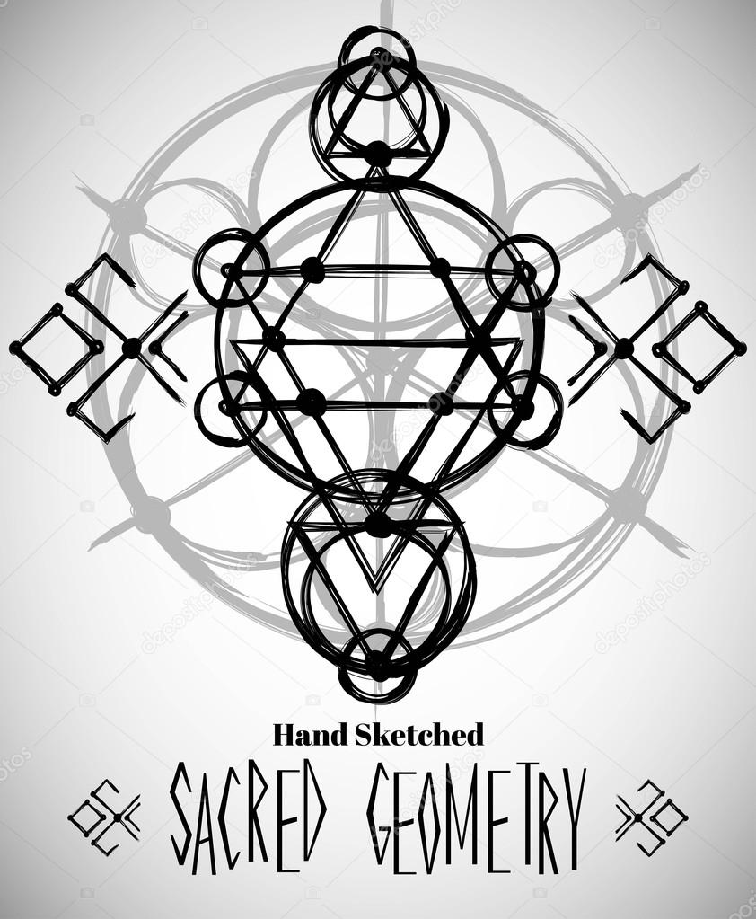 sacred geometry drawing