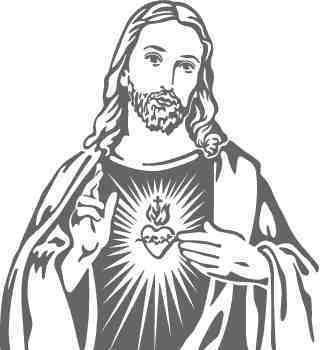 Sacred Heart Of Jesus Drawing at GetDrawings | Free download