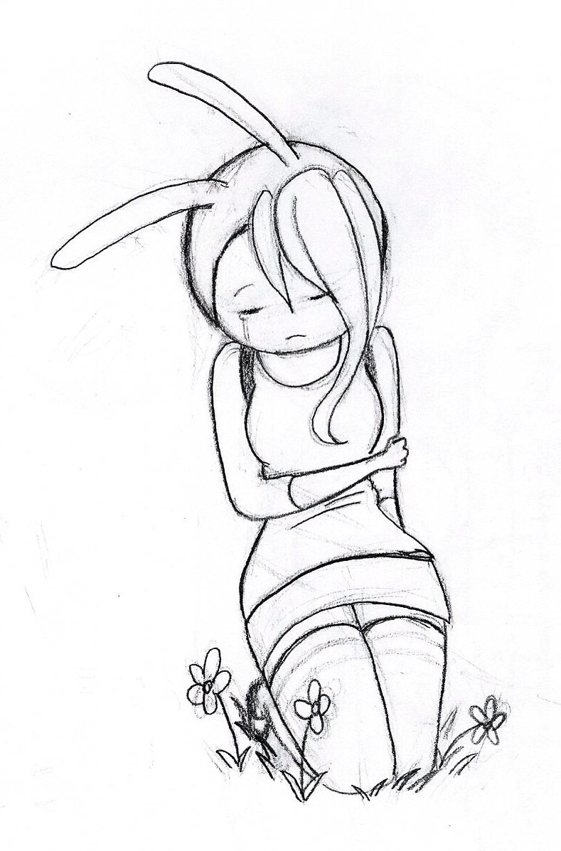 Sad Girl Drawing at GetDrawings | Free download