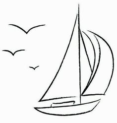 Sail Boat Drawing at GetDrawings | Free download