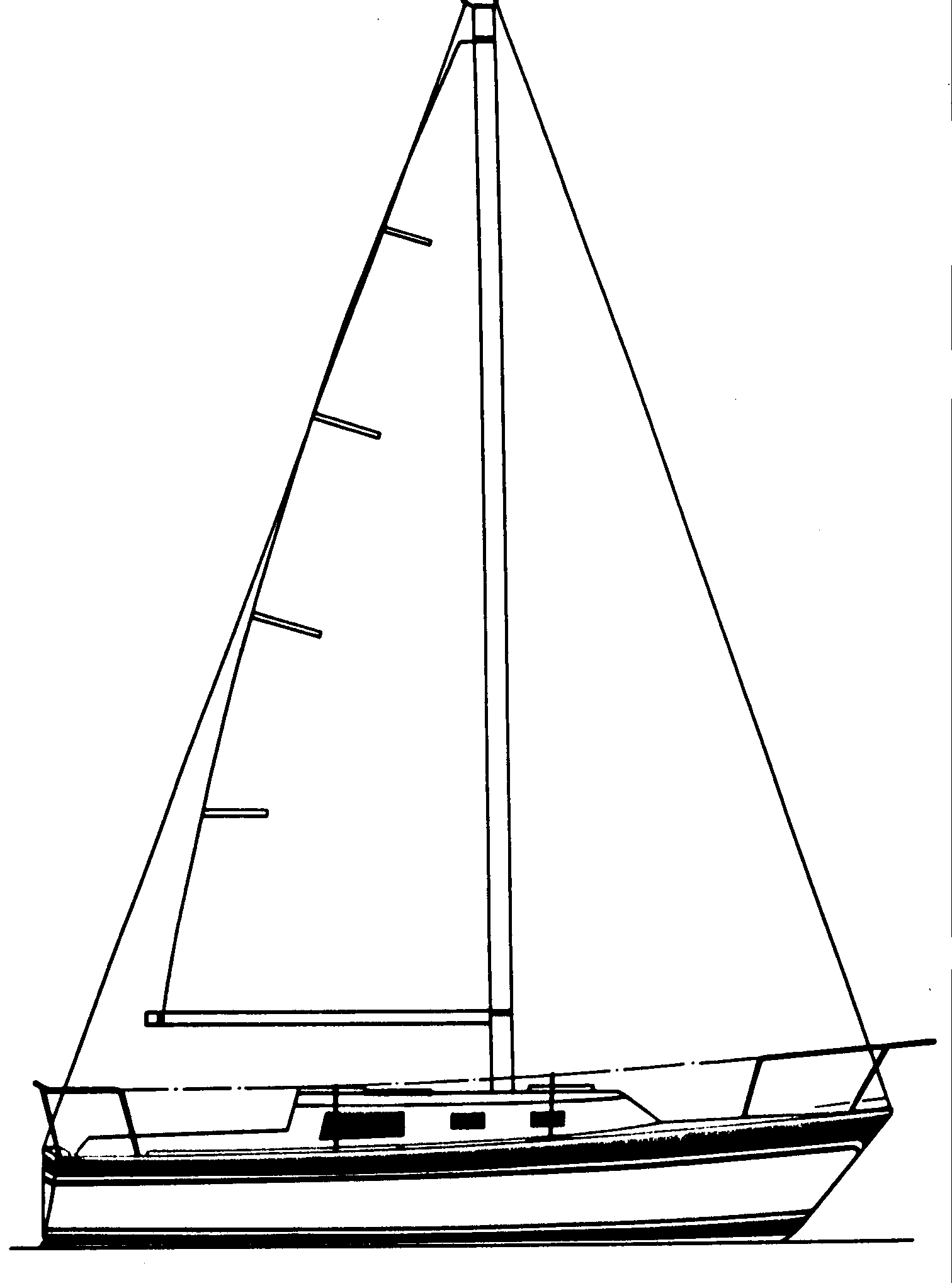 Sailboat Line Drawing at GetDrawings Free download