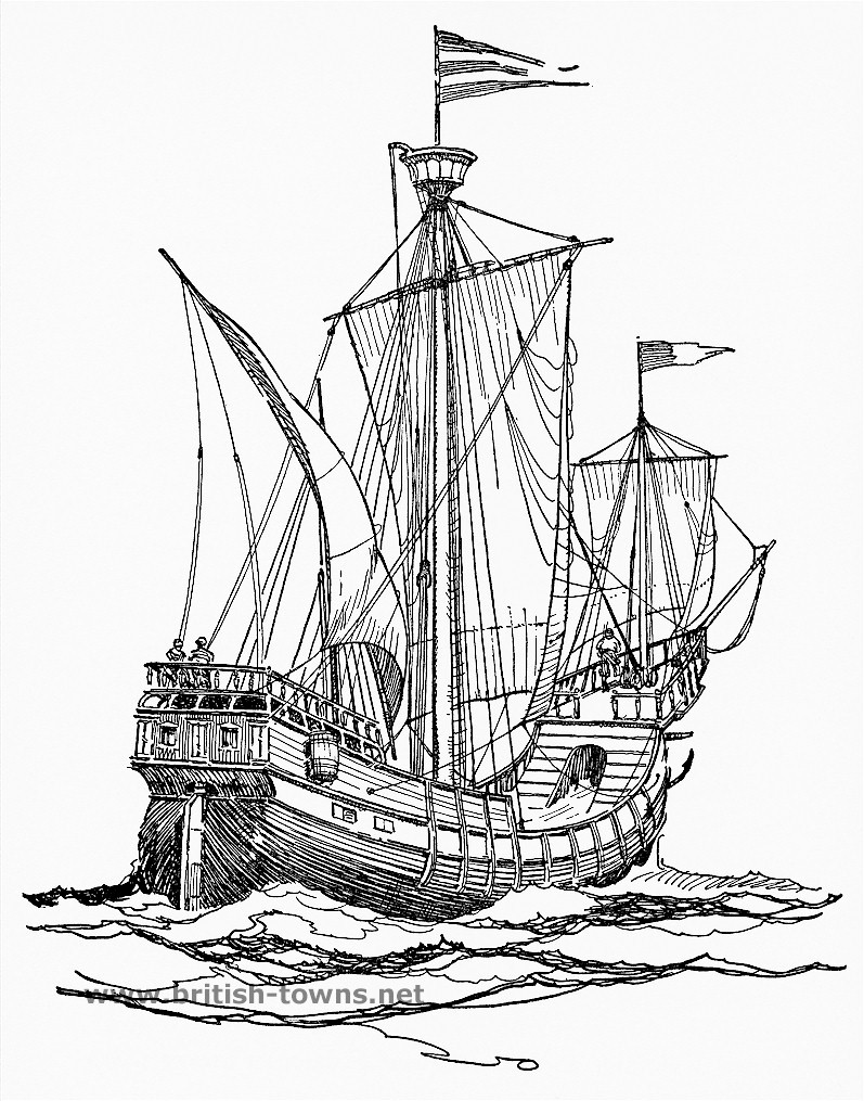 Sailing Ship Drawing at GetDrawings | Free download