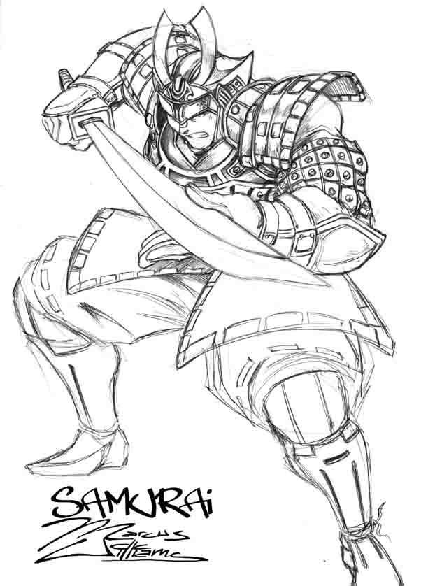 Samurai Armor Drawing at GetDrawings | Free download