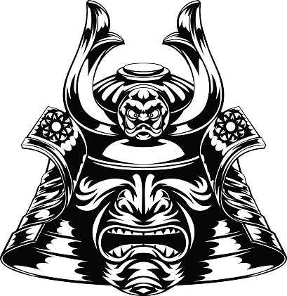 Samurai Helmet Drawing at GetDrawings | Free download