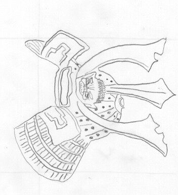 Samurai Helmet Drawing at GetDrawings | Free download