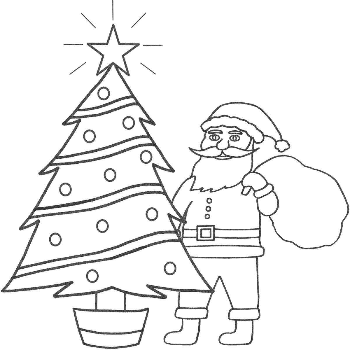 Santa Claus Easy Drawing at GetDrawings | Free download
