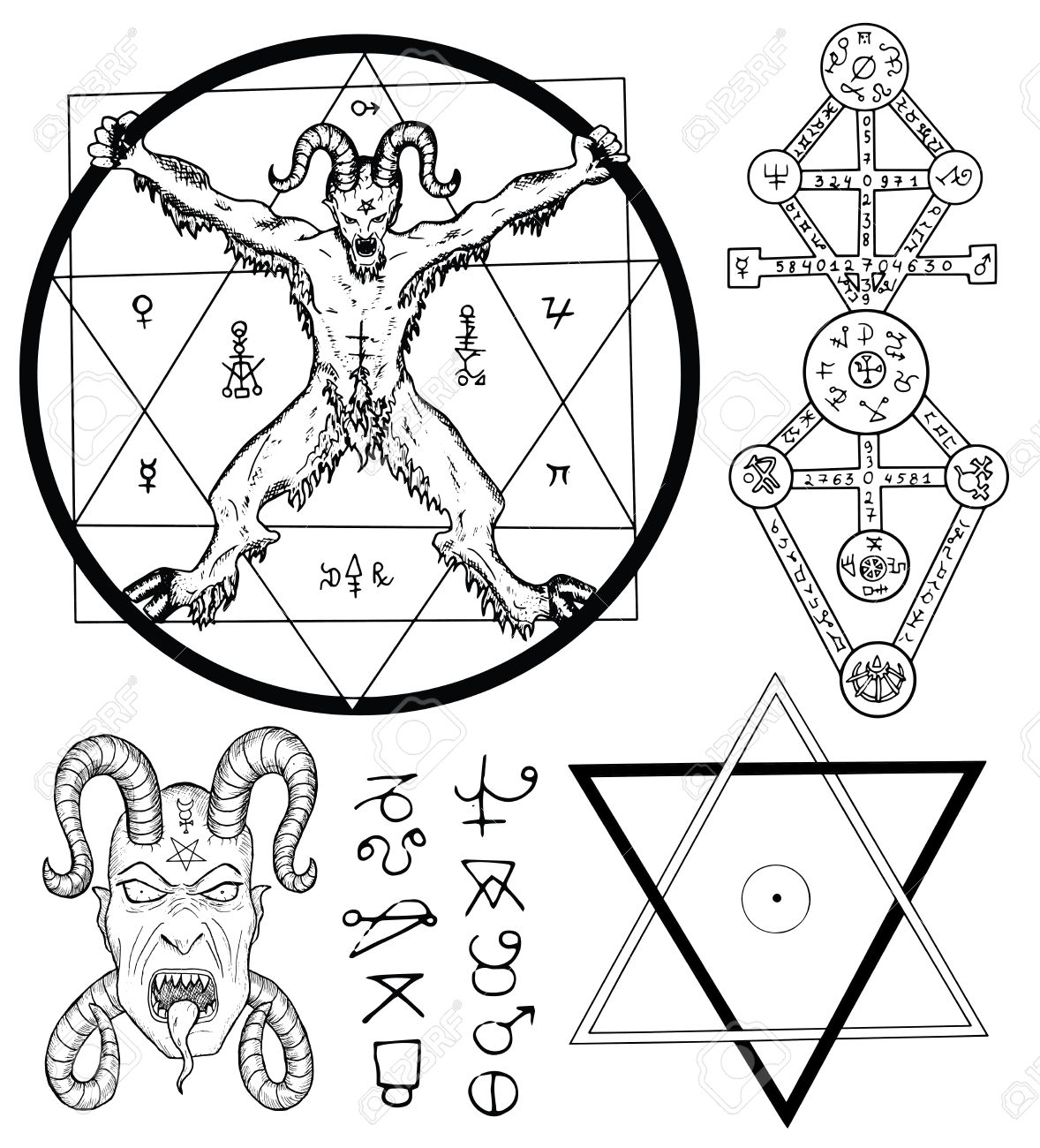 Сатанинские знаки и символы