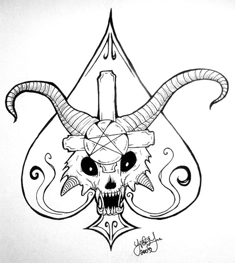 Satanic Drawing At GetDrawings | Free Download