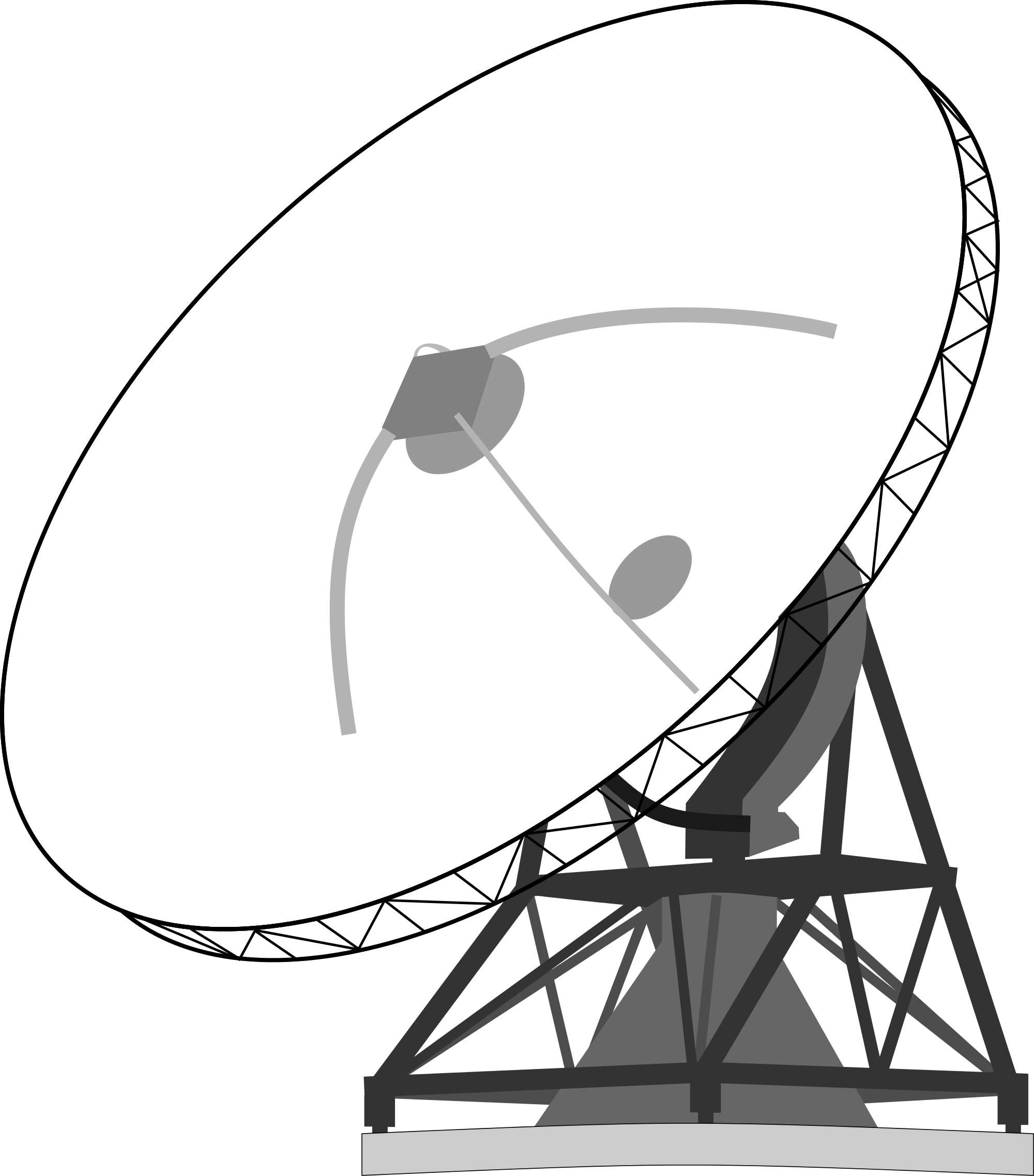 Satellite Dish Drawing at GetDrawings | Free download