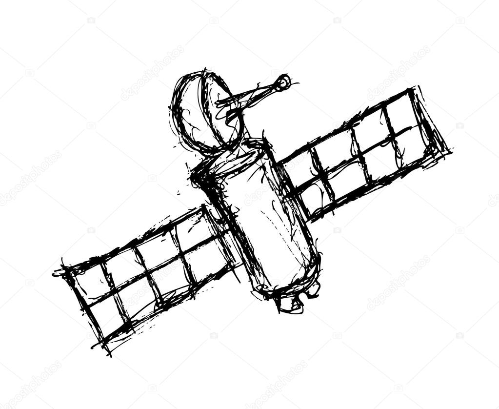 Satellite Drawing at GetDrawings Free download