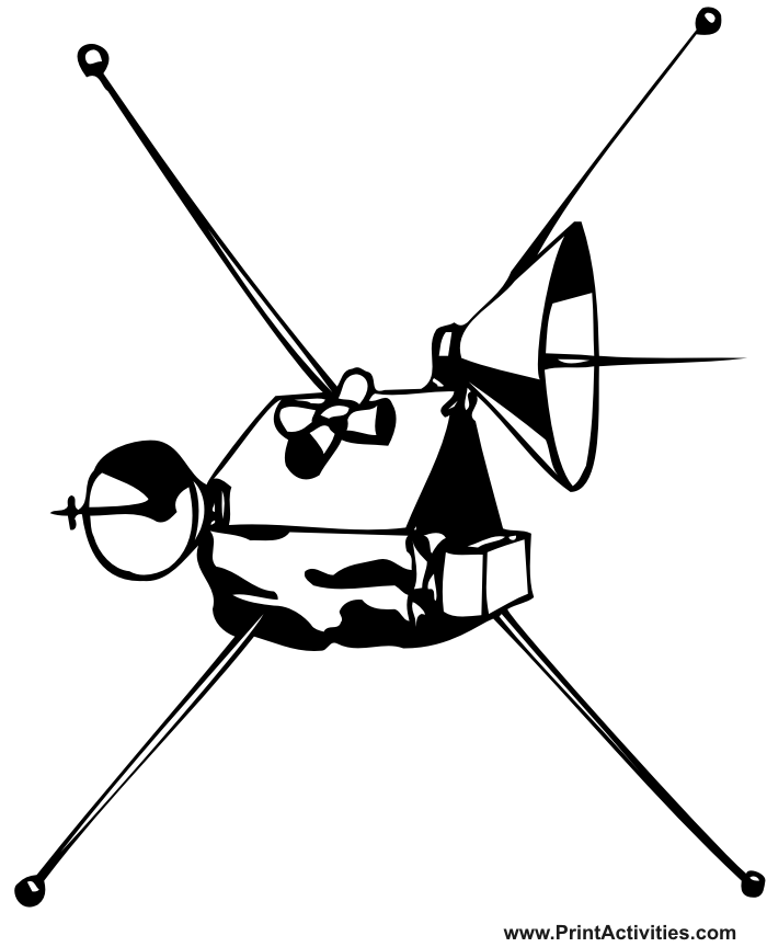 Satellite Drawing at GetDrawings | Free download