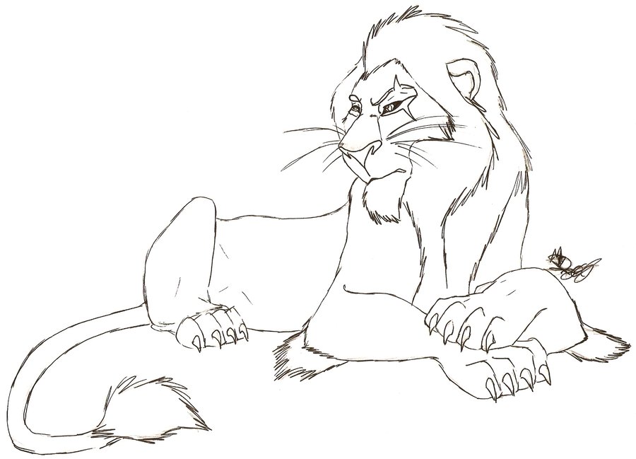 Scar Lion King Drawing at GetDrawings | Free download