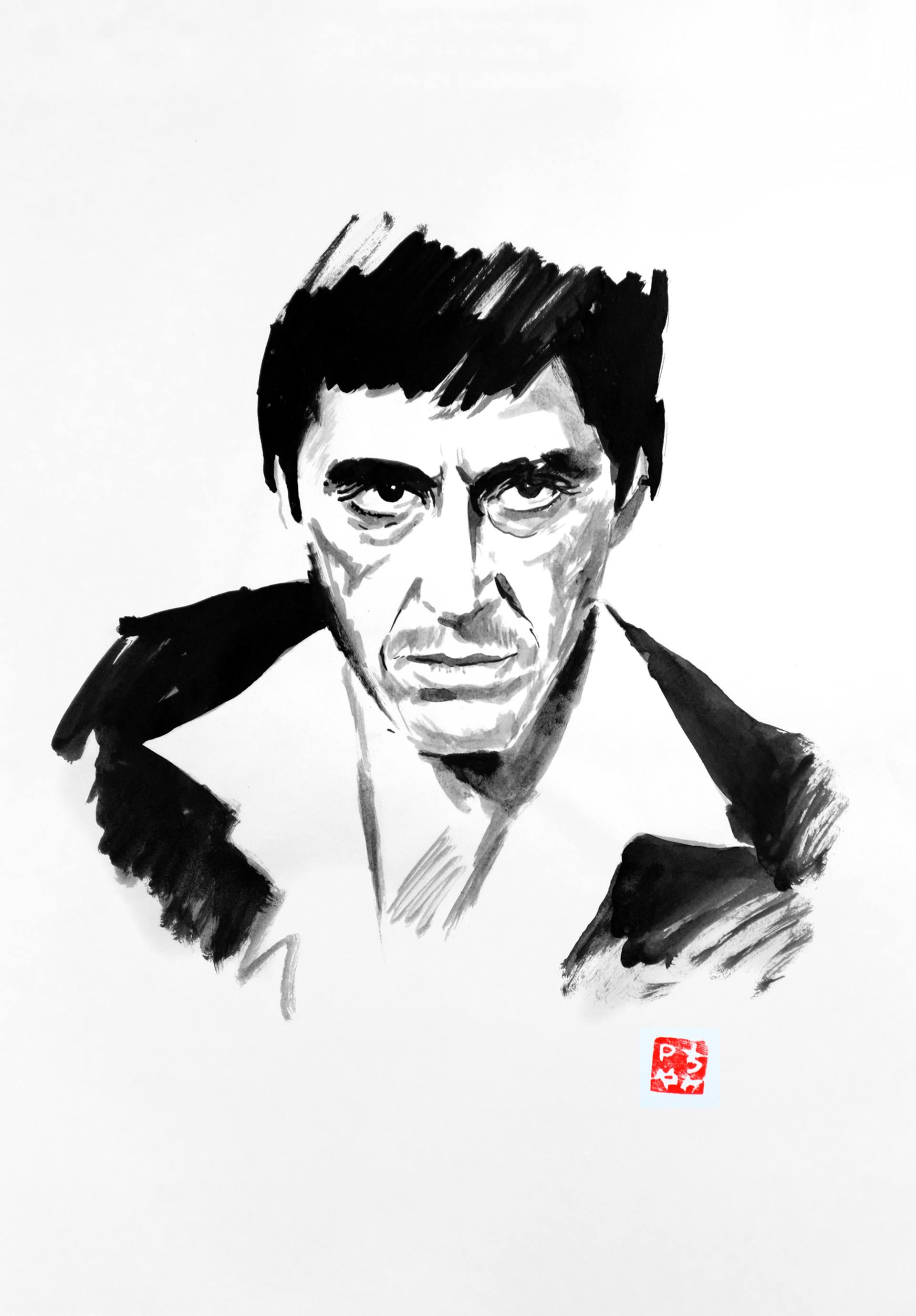 The best free Scarface drawing images. Download from 42 free drawings