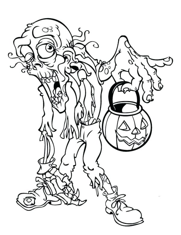 Scary Halloween Coloring Pages - Coloring Pages Kids 2019