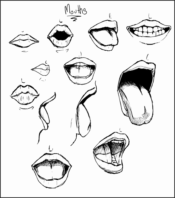 Scary Mouth Drawing at GetDrawings Free download