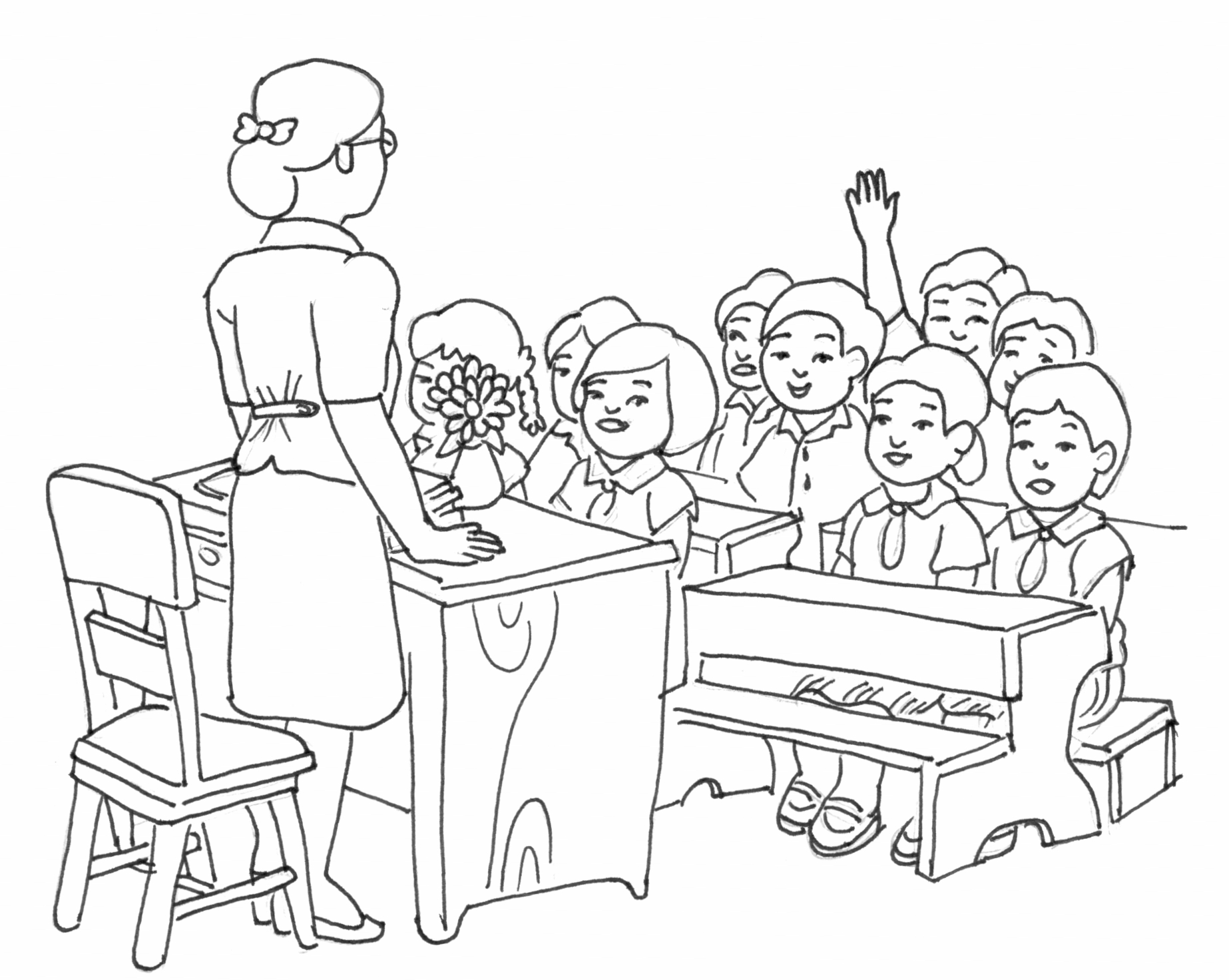School Teacher Drawing at GetDrawings Free download