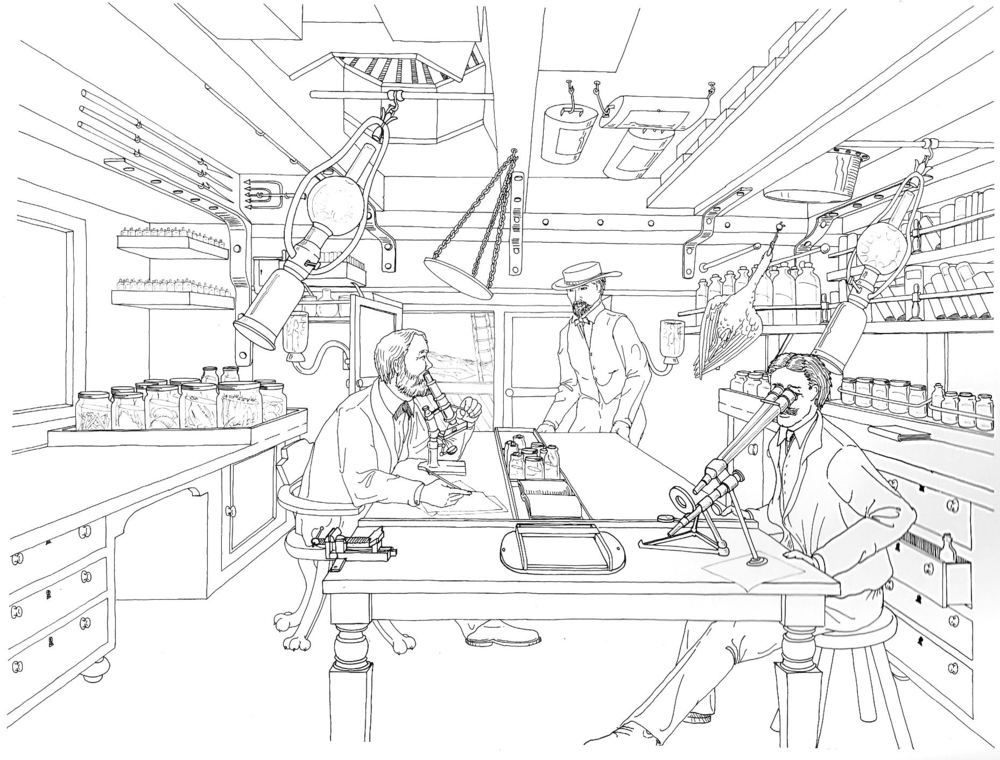 Science Lab Drawing at GetDrawings | Free download