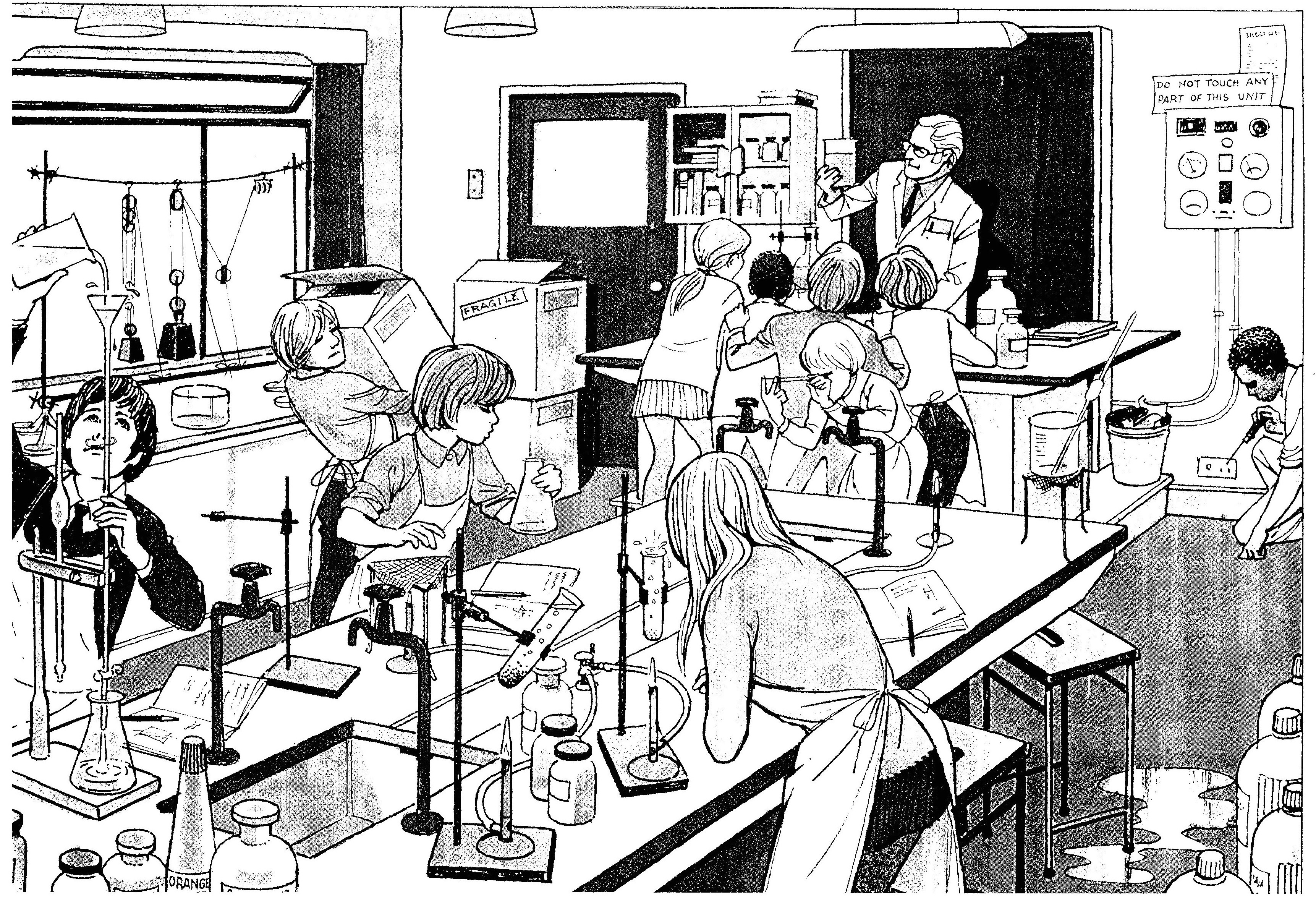 Science Lab Drawing at GetDrawings | Free download