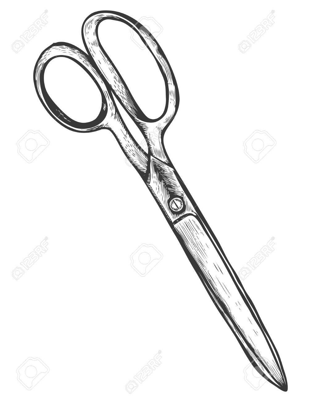 Scissor Drawing at GetDrawings | Free download