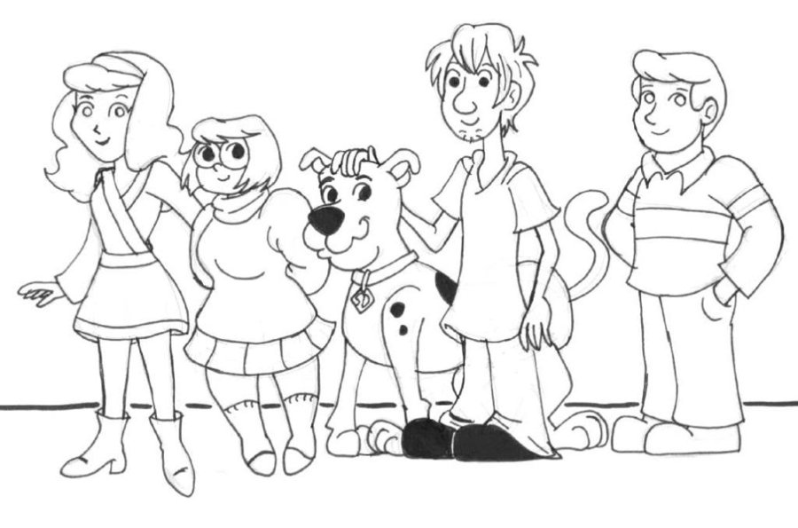 900x595 Chibified Scooby Doo Cast By Brensey.