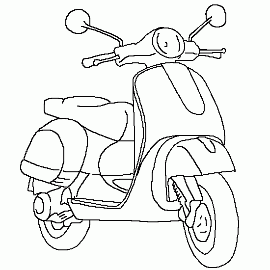 Scooter Drawing At GetDrawings | Free Download