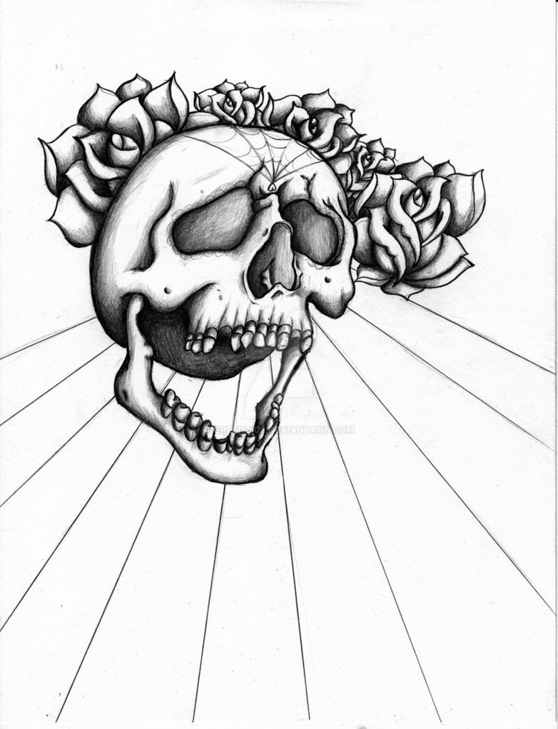 Screaming Skull Drawing at GetDrawings Free download