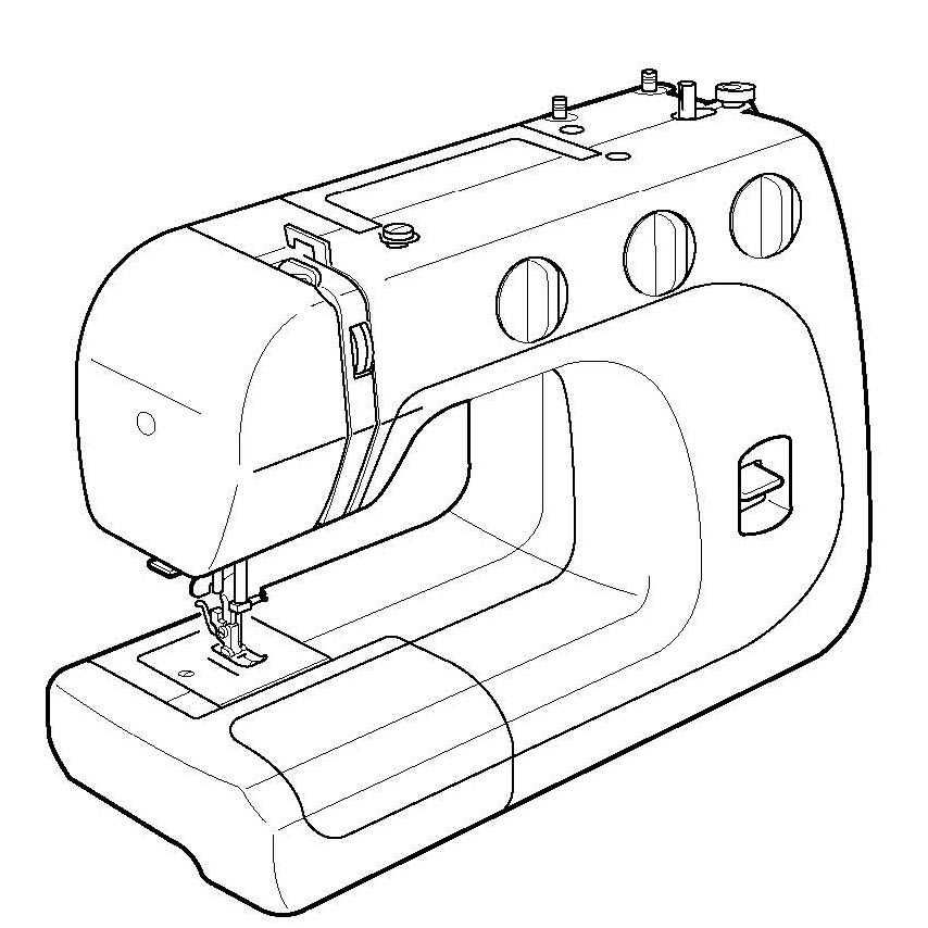 Sewing Machine Drawing at GetDrawings Free download