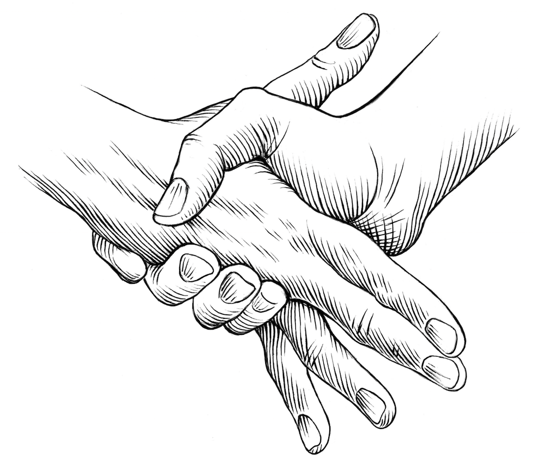 Shake Hands Drawing at GetDrawings | Free download