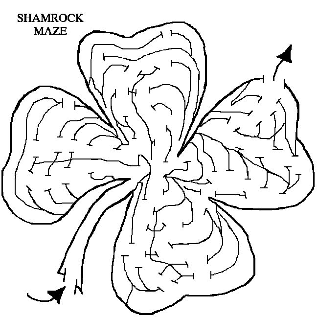 Shamrock Line Drawing at GetDrawings | Free download