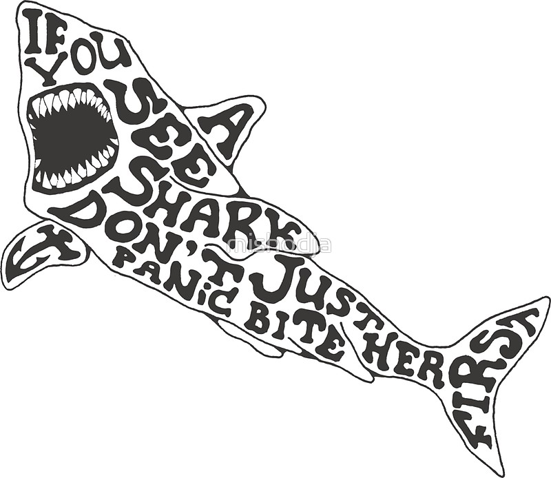 Shark Bite Drawing at GetDrawings Free download