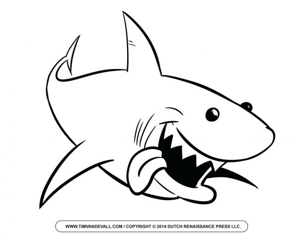 Featured image of post Cute Shark Line Drawing