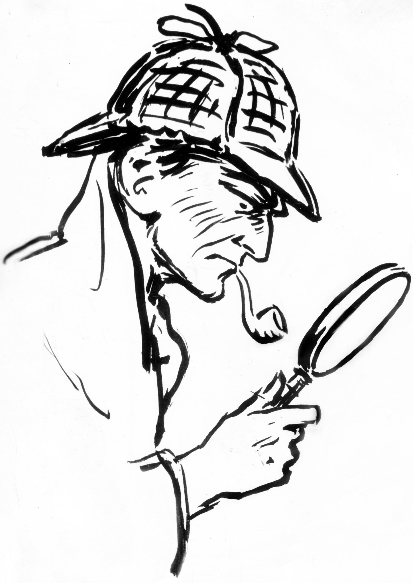 Sherlock Holmes Drawing at GetDrawings | Free download