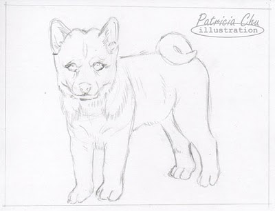 Shiba Inu Drawing at GetDrawings | Free download