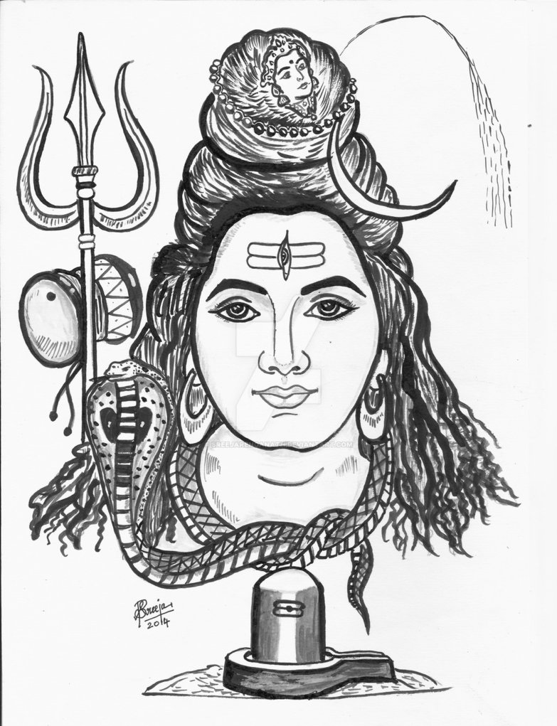 Easy Pencil Drawings Of Lord Shiva